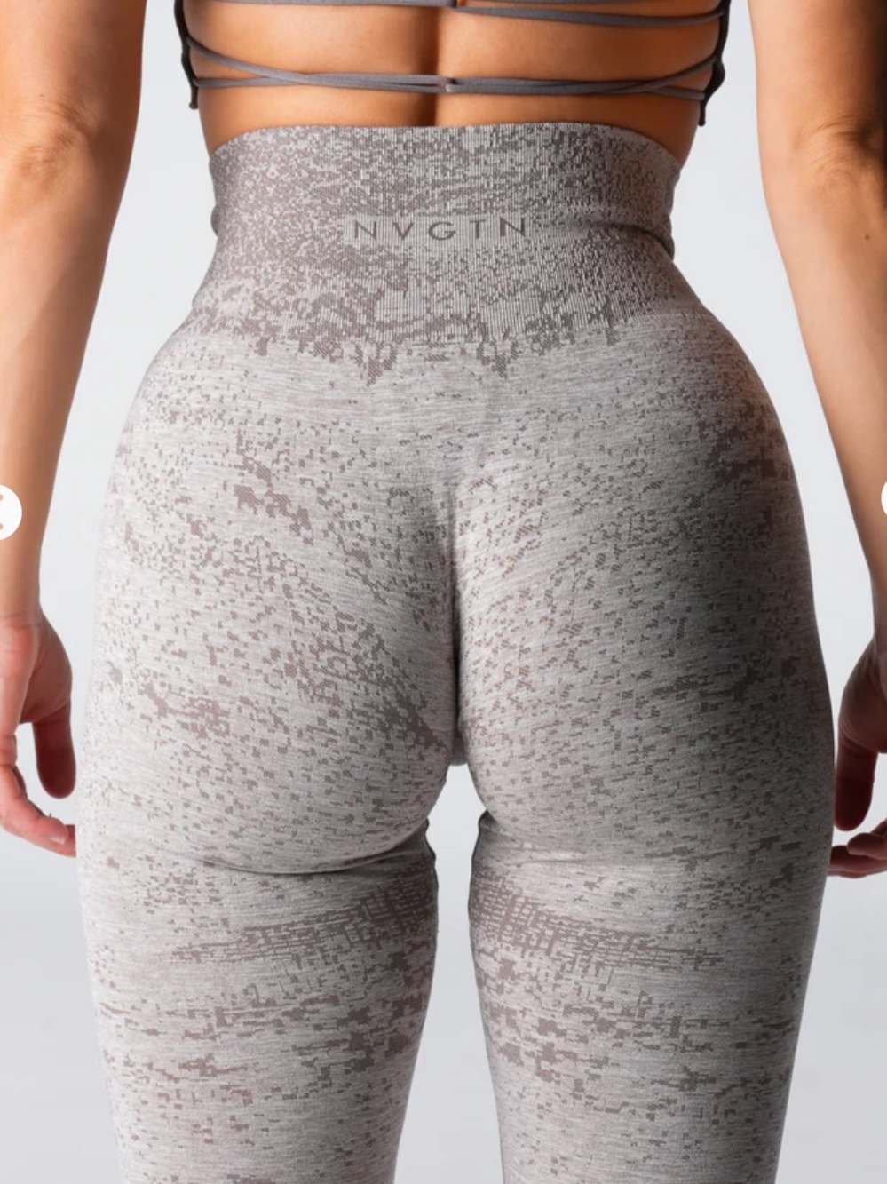 NVGTN Taupe Digital Seamless Leggings